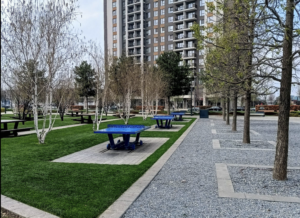 Children's park with a submarine