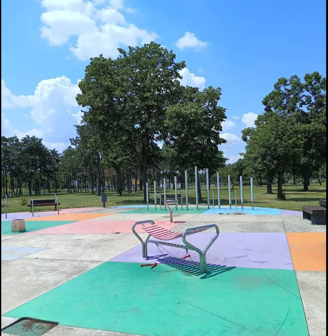 Playground in park Ušće